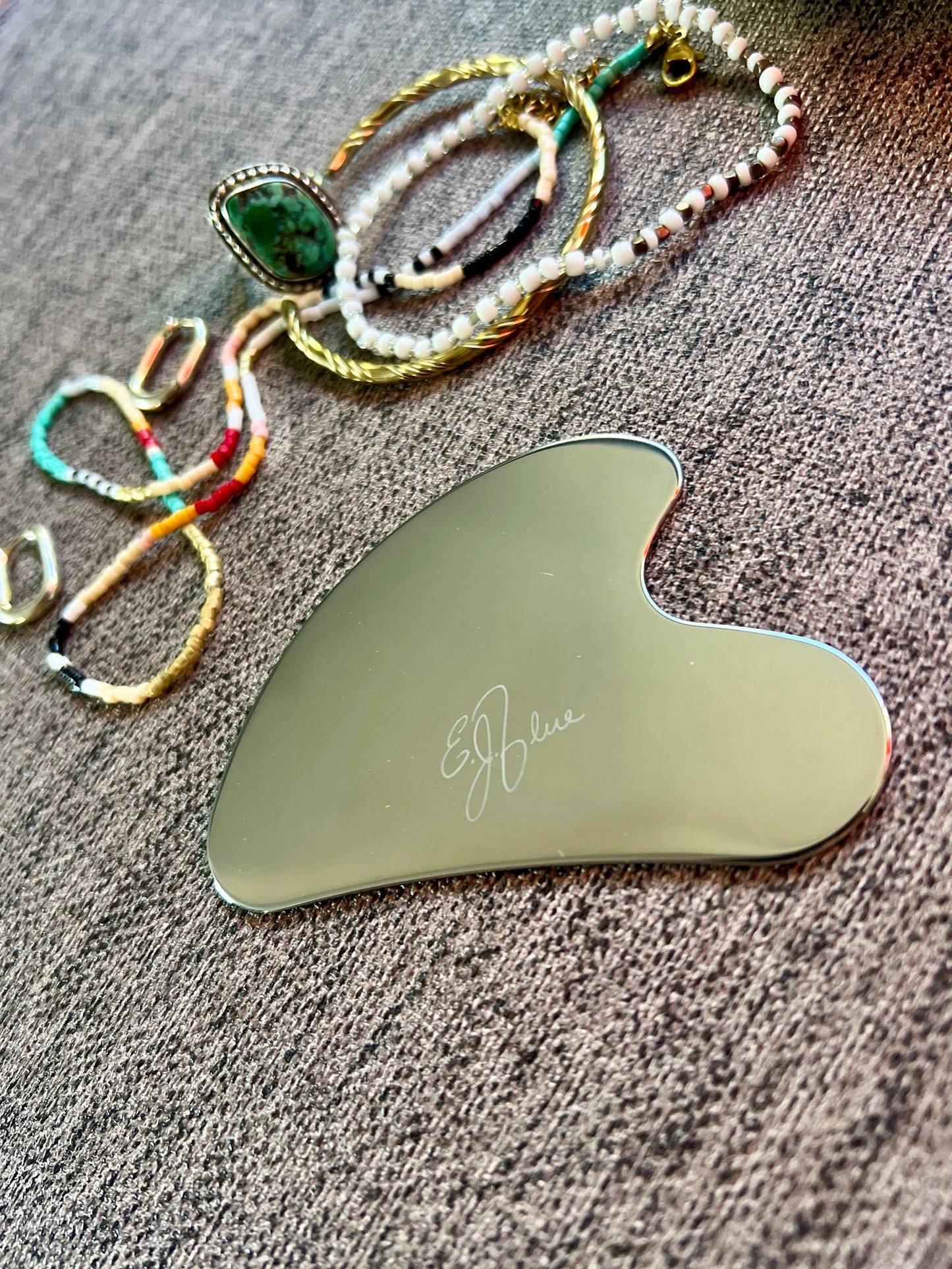 E.J.BLUE Stainless Steel Gua Sha
