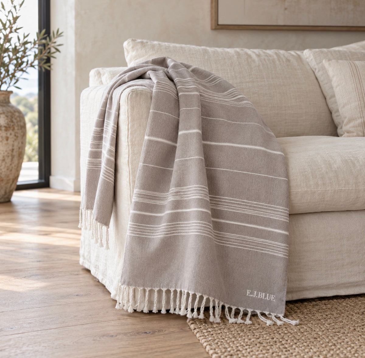 The Cali Stripe Throw