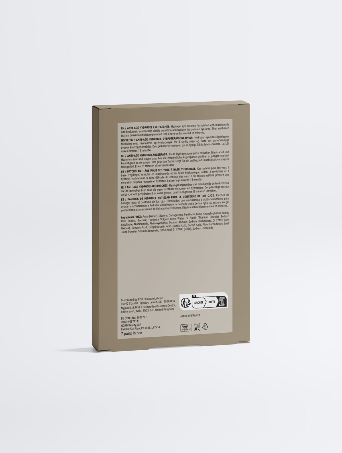 EJB Gold Renewal Eye Patches - Anti Aging