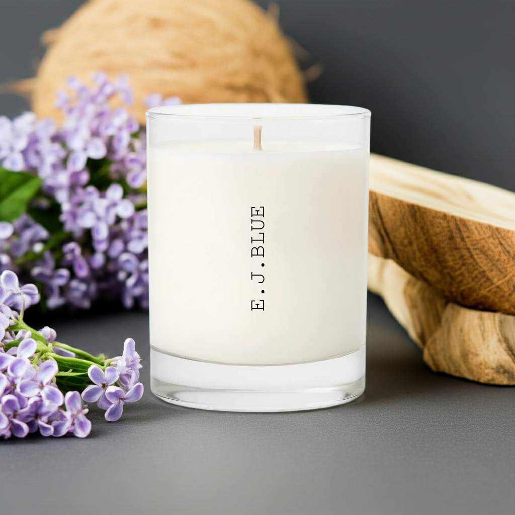 EJB Lilac + Driftwood Candle | Luxury Soy & Coconut Wax