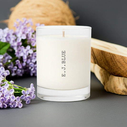 EJB Lilac + Driftwood Candle | Luxury Soy & Coconut Wax